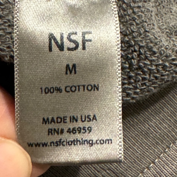 NSF Size Medium Sage Ellie Cargo Pocket Harem Sweatpants Joggers - Picture 8 of 9